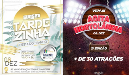 Eventos agitam começo de dezembro