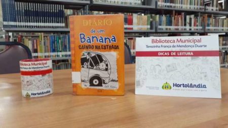 Livro da série “Diário de Um Banana” é o mais lido da Biblioteca Municipal