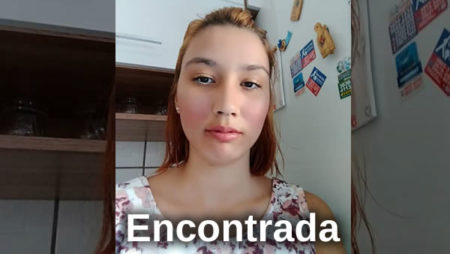 Jovem que estava desaparecida é encontrada e está bem