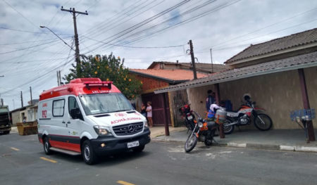 Gari é atropelado por uma motocicleta no Jardim Novo Ângulo