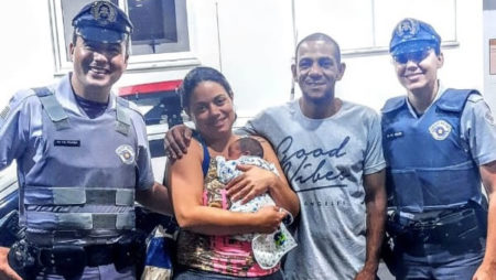 Polícia Militar salva bebê engasgado em Campinas