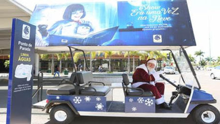 Carrinho de golfe e horários especiais trazem comodidade na visitação ao Parque D. Pedro Shopping