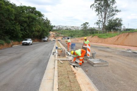 Prefeitura implanta bocas de lobo no canteiro central da avenida Panaíno