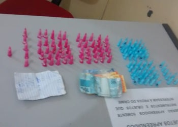 Mulher é presa por vender drogas no Jardim Amanda