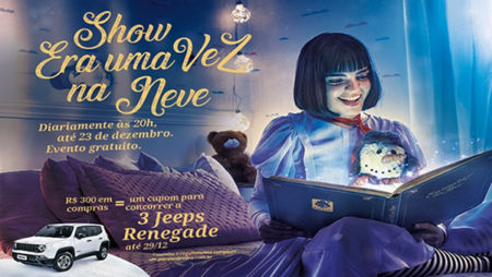 Natal na Neve chega ao Parque D. Pedro Shopping