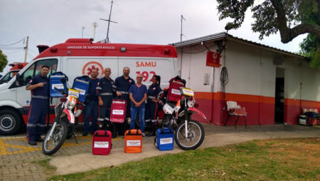 SAMU de Hortolândia recebe novos kits para os medicamentos