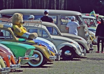 Pedreira do Chapadão sedia encontro de colecionadores de Fusca