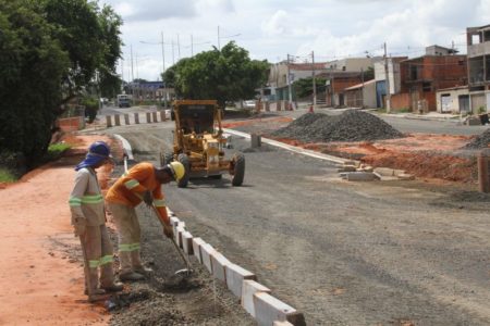 Parque Peron terá trecho do Corredor Metropolitano asfaltado nos próximos dias