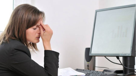 Cuidados com os olhos no trabalho