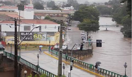 Monte Mor e Campinas estão em estado de alerta devido as chuvas