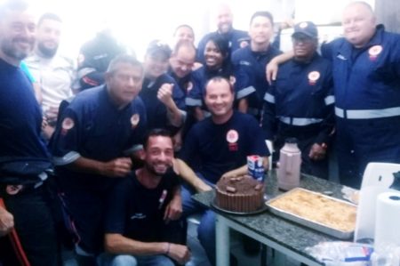 Socorrista do Samu de Hortolândia faz aniversário ﻿