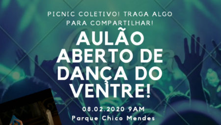 Parque Chico Mendes recebe aulão de dança do ventre e picnic neste sábado