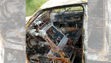 Corpo é encontrado carbonizado dentro de carro em Monte Mor