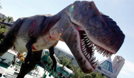 Parque dos dinossauros no Shopping Dom Pedro agora tem entrada gratuita