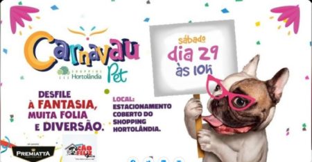 CarnavAU Pet terá ação da Prefeitura sobre guarda responsável de animais domésticos