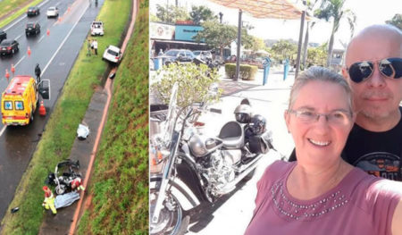 Casal de motociclistas morre na Rodovia dos Bandeirantes em Hortolândia