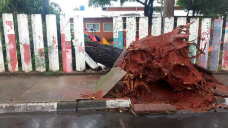 Chuva de Domingo causa estragos em Hortolândia