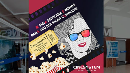 Cinesystem Hortolândia terá Sorteios de Prêmios no Dia da Mulher