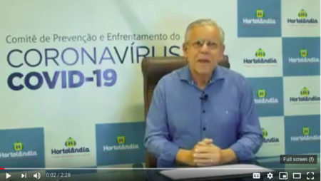 Prefeito de Hortolândia decreta fechamento de comércios