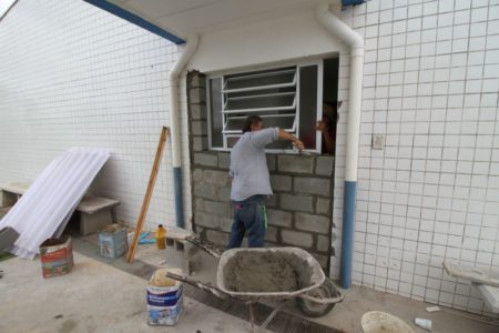 Em reforma, UBS Jd. Santiago é vandalizada e fica fechada nesta segunda e terça-feira (02 e 03/03)