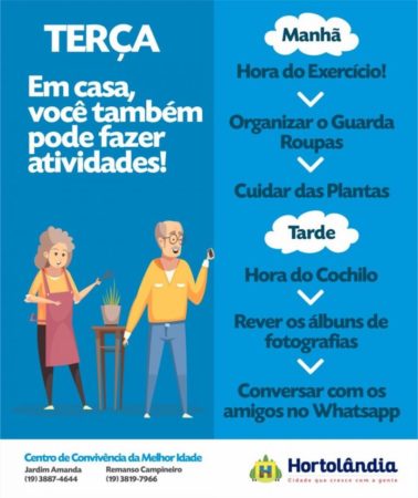Prefeitura de Hortolândia cria rede de solidariedade para cuidar da Melhor Idade