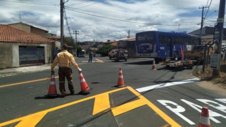Prefeitura reforça sinalização de solo em mais dois bairros de Hortolândia