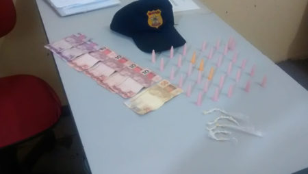 Um é preso por tráfico de drogas no Jardim Amanda