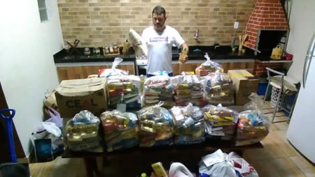 Grupo de Hortolândia arrecada alimentos e produtos de higiene para doação