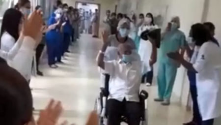 Idoso de 94 anos se recupera de coronavírus em Campinas e é aplaudido em hospital público