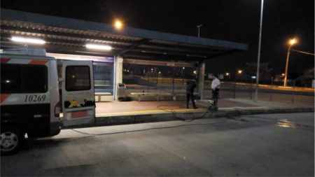 Desinfecção do Terminal Metropolitano de Hortolândia é intensificada