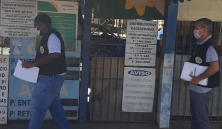 Procon de Hortolândia fiscaliza venda de botijão de gás de cozinha de 13kg na cidade