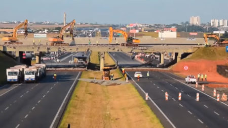 Viaduto dos Amarais em Campinas é demolido