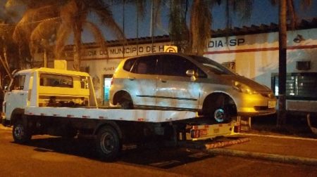 Polícia Militar localiza veículo furtado no Jardim Santa Rita de Cássia