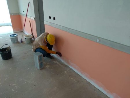 Construção de creche no Jd. Novo Ângulo entra em fase de acabamento