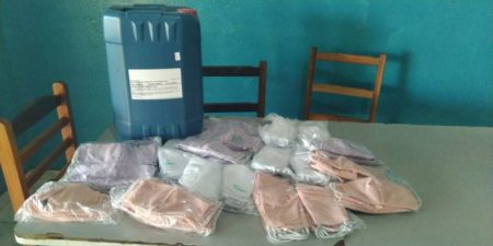 Instituições ligadas ao CMDCA recebem as doações de máscaras e álcool em gel