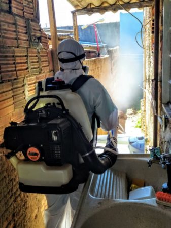 Jardim Santa Clara do Lago 2 recebe nebulização nesta quarta-feira (20/05) para eliminar o mosquito Aedes aegypti