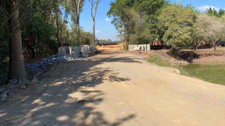 Sistema de drenagem é ampliado na Região Central para prolongamento de vias