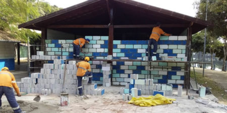 Parque Creape passa por obra de reforma e revitalização