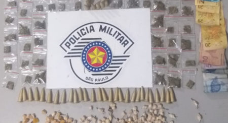 Indivíduo é preso por tráfico de drogas no Jardim Novo Ângulo