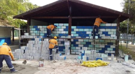Parque Creape passa por obra de reforma e revitalização