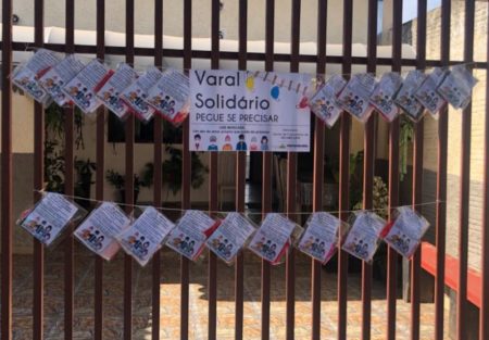 “Varal Solidário” disponibiliza máscaras para moradores de Hortolândia