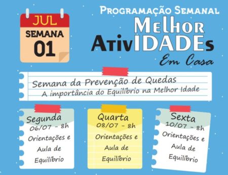 Prefeitura organiza Semana de Prevenção de Quedas para idosos