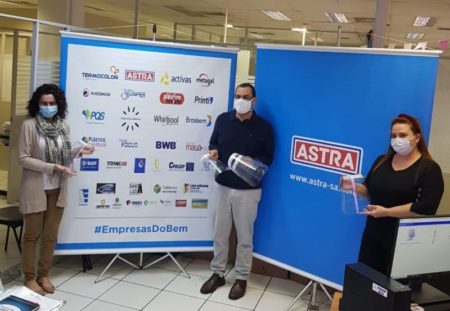 Hortolândia recebe doação de 300 protetores faciais do projeto “Empresas do Bem” para enfrentamento ao Coronavírus