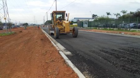 Nova via no Jd. Terras de Santo Antônio será asfaltada nos próximos dias