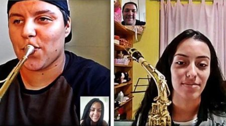 Alunos do Centro de Educação Musical Municipal aprovam didática usada nas aulas online