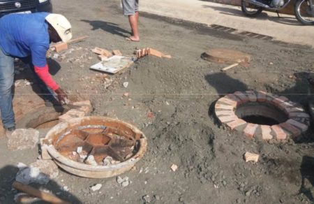 Obra de pavimentação de ruas no Pq. Peron inclui implantação de rede de drenagem para água da chuva