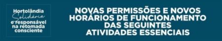 Prefeitura de Hortolândia divulga novas permissões e horários para comércios essenciais