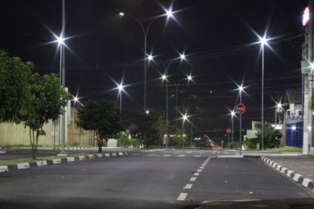 Começa troca de lâmpadas dos postes por luminárias LED na região do Jd. Nova Hortolândia