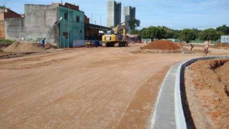 Obra viária que integrará bairros na região do Jd. Santa Fé está na fase final