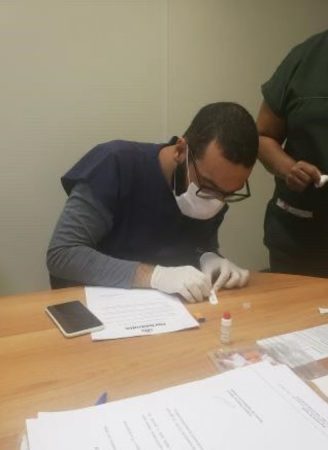 Hortolândia aplica testes rápidos em servidores da linha de frente no enfrentamento ao Coronavírus